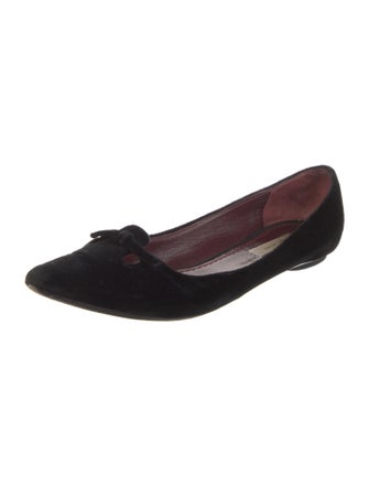Marc Jacobs Velvet Ballet Flats