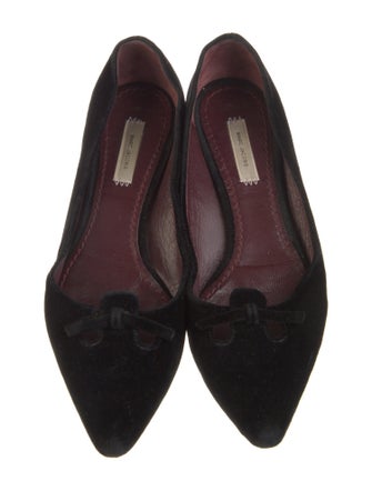 Marc Jacobs Velvet Ballet Flats