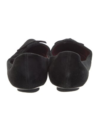 Marc Jacobs Velvet Ballet Flats