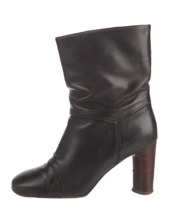 Marc Jacobs Leather Colorblock Pattern Boots