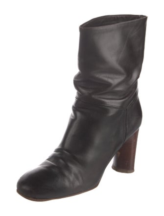 Marc Jacobs Leather Colorblock Pattern Boots