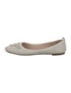 Marc Jacobs Leather Studded Accents Ballet Flats