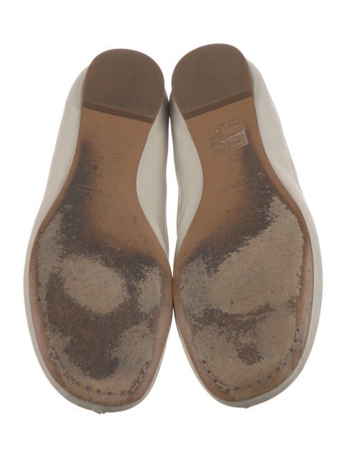 Marc Jacobs Leather Studded Accents Ballet Flats