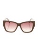 Marc Jacobs Cat-Eye Gradient Sunglasses