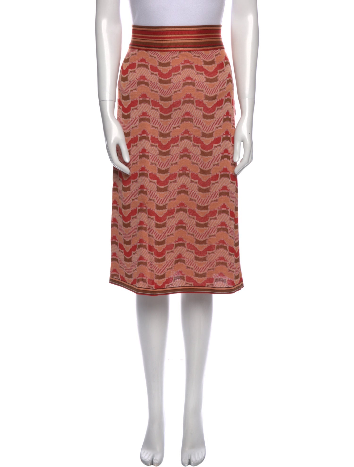 Marc Jacobs Silk Knee-Length Skirt