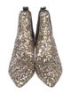 Marc Jacobs Sequins Leather Trim Embellishment Chelsea Boots