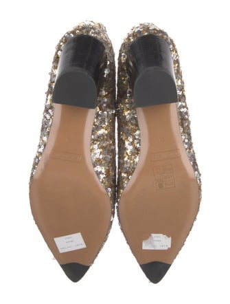 Marc Jacobs Sequins Leather Trim Embellishment Chelsea Boots