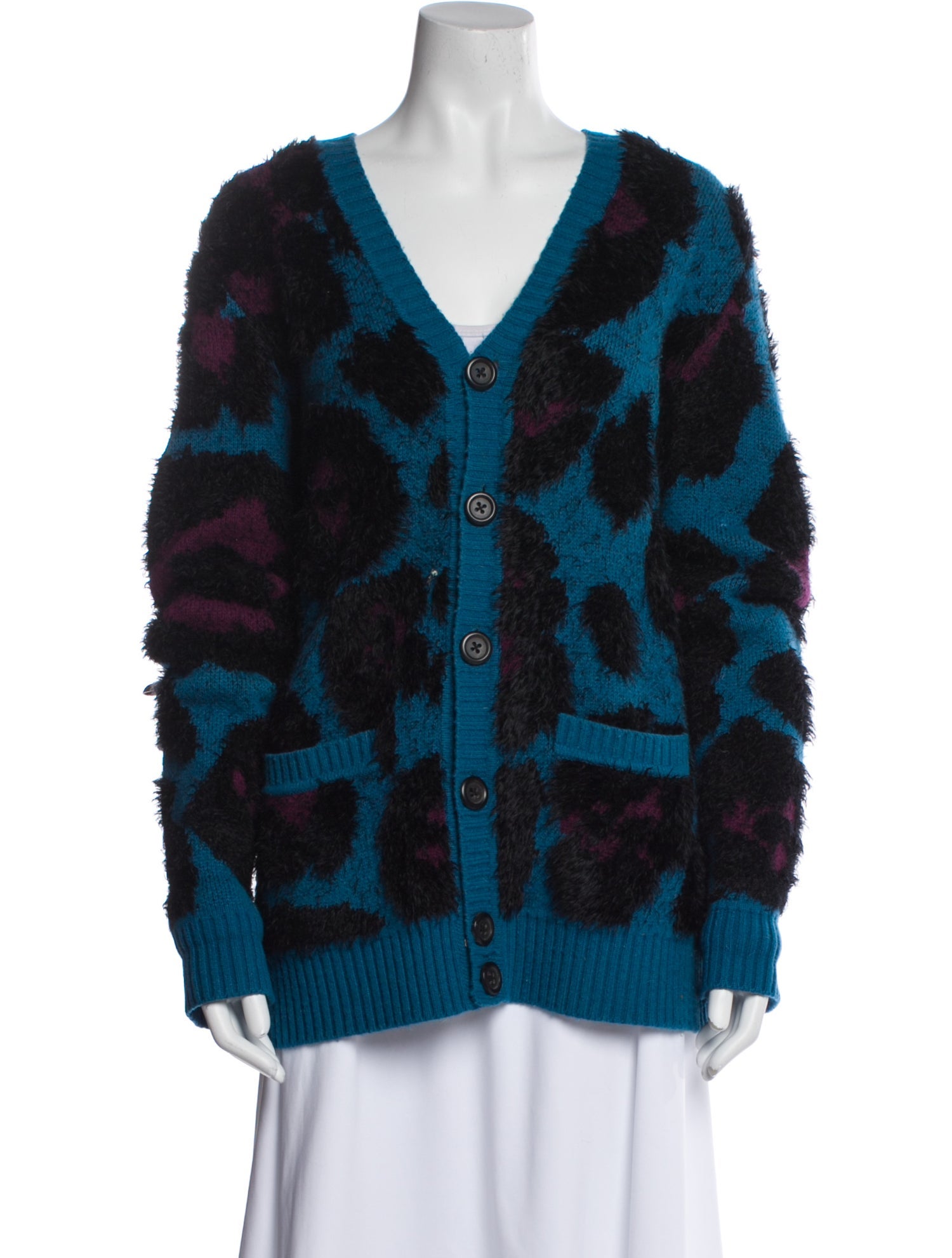 Marc Jacobs Nylon Animal Print Sweater