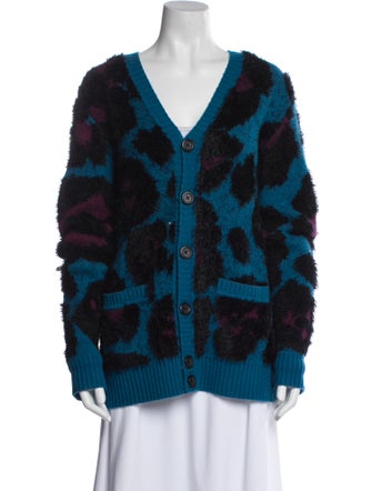 Marc Jacobs Nylon Animal Print Sweater
