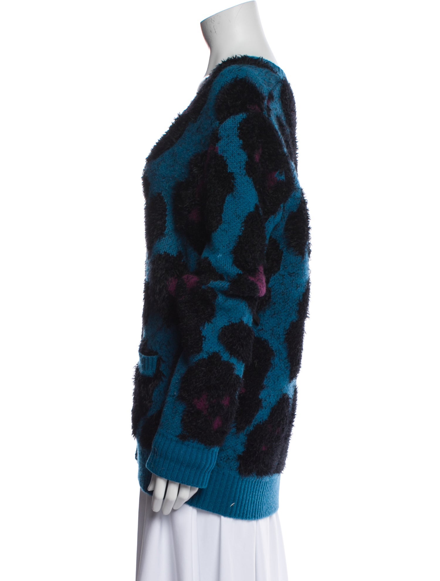 Marc Jacobs Nylon Animal Print Sweater