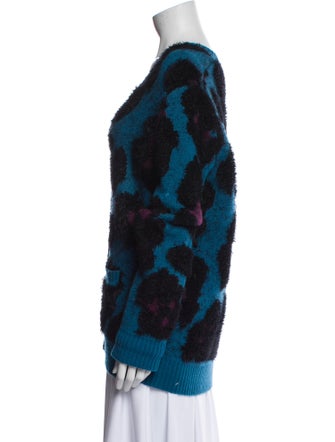 Marc Jacobs Nylon Animal Print Sweater