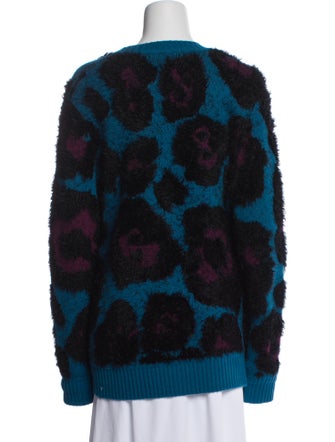 Marc Jacobs Nylon Animal Print Sweater