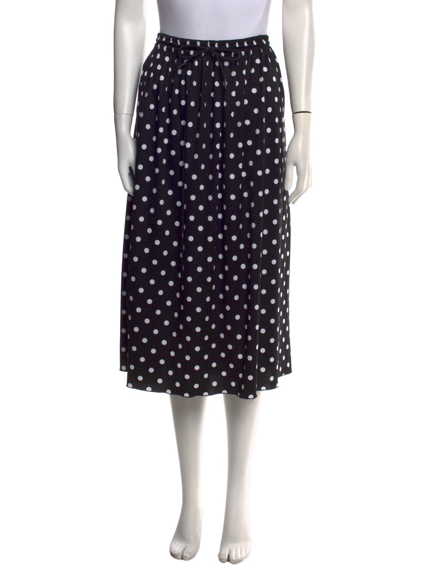 Marc Jacobs Polka Dot Print Midi Length Skirt