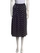 Marc Jacobs Polka Dot Print Midi Length Skirt