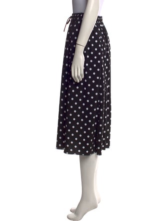 Marc Jacobs Polka Dot Print Midi Length Skirt
