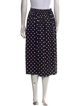 Marc Jacobs Polka Dot Print Midi Length Skirt