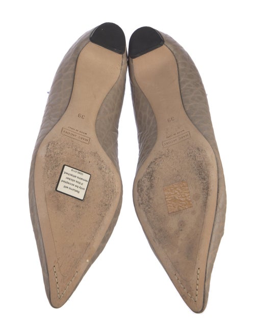 Marc Jacobs Leather Animal Print Flats