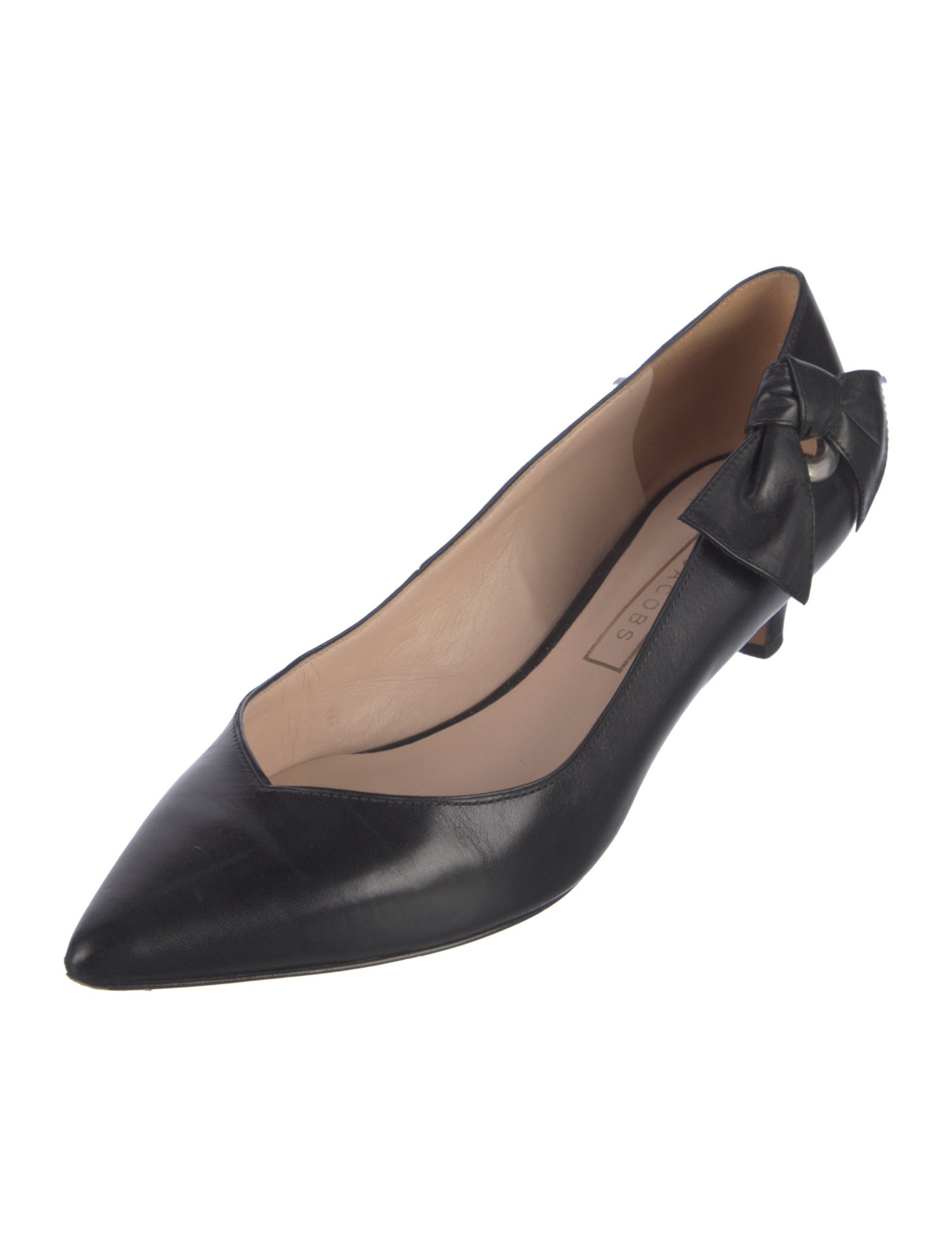 Marc Jacobs Leather Bow Accents Pumps