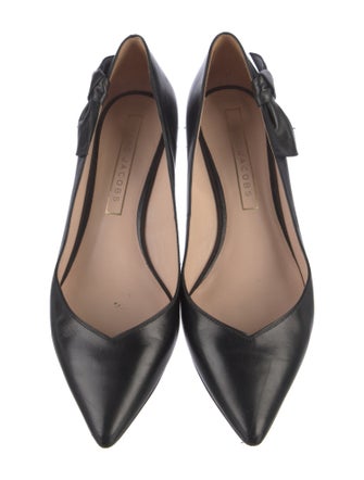 Marc Jacobs Leather Bow Accents Pumps