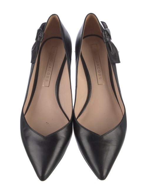 Marc Jacobs Leather Bow Accents Pumps