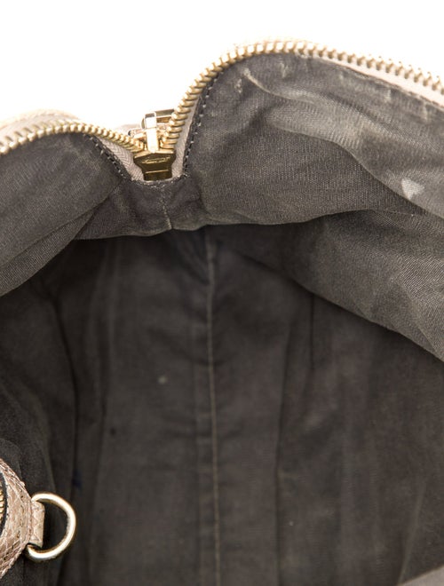 Marc Jacobs Embossed Leather Top Handle Bag