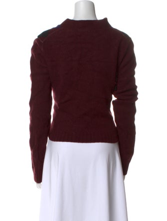 Marc Jacobs Printed V-Neck Sweater