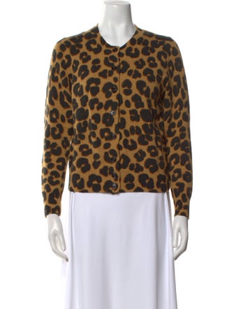 Marc Jacobs Wool Animal Print Sweater