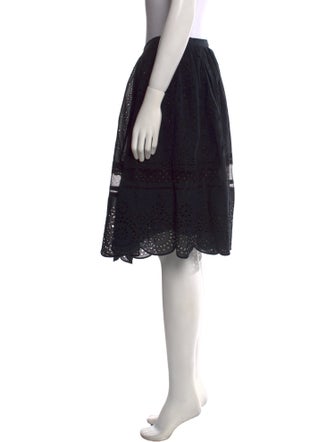 Marc by Marc Jacobs Eyelet Trim Knee-Length Skirt
