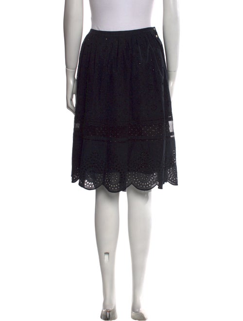 Marc by Marc Jacobs Eyelet Trim Knee-Length Skirt