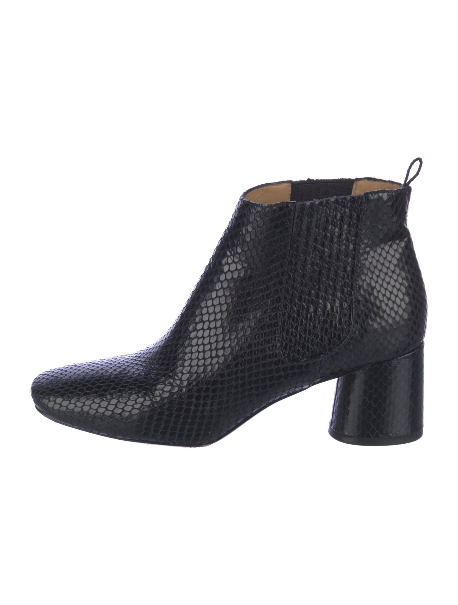 Marc Jacobs Embossed Leather Chelsea Boots