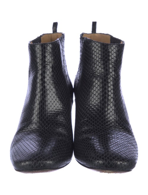 Marc Jacobs Embossed Leather Chelsea Boots