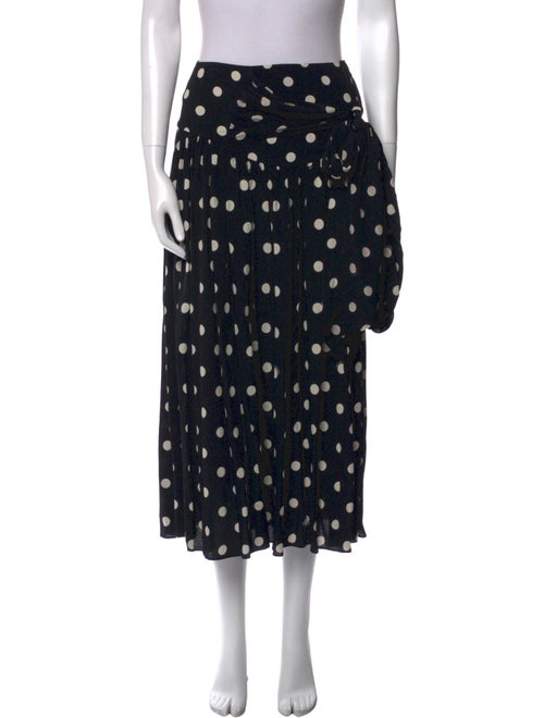 Marc Jacobs Polka Dot Print Midi Length Skirt