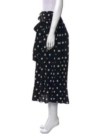 Marc Jacobs Polka Dot Print Midi Length Skirt
