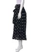 Marc Jacobs Polka Dot Print Midi Length Skirt
