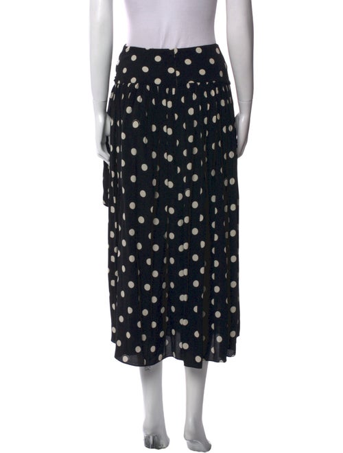 Marc Jacobs Polka Dot Print Midi Length Skirt