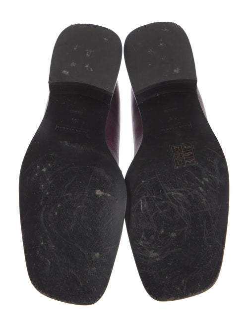 Marc Jacobs Leather Crystal Embellishments Loafers