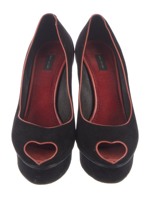 Marc Jacobs Suede Animal Print Pumps