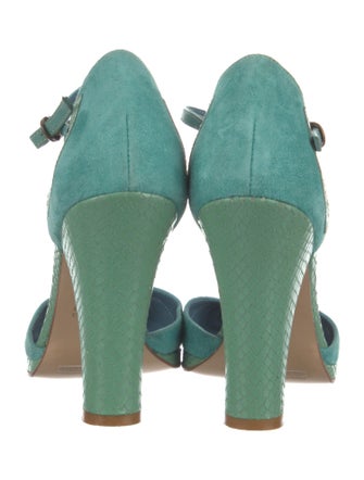 Marc Jacobs Suede D'Orsay Pumps