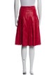 Marc Jacobs Leather Knee-Length Skirt