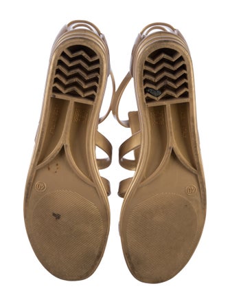 Marc Jacobs Rubber Gladiator Sandals