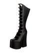 Marc Jacobs Leather Cutout Accent Boots