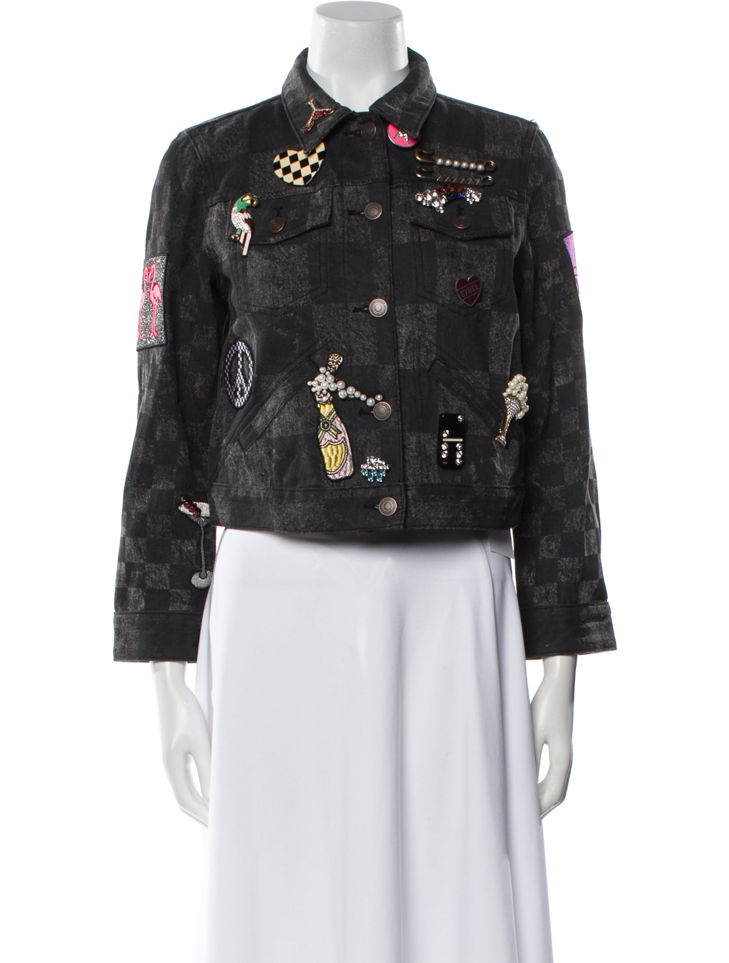 Marc Jacobs Patterned Denim Jacket