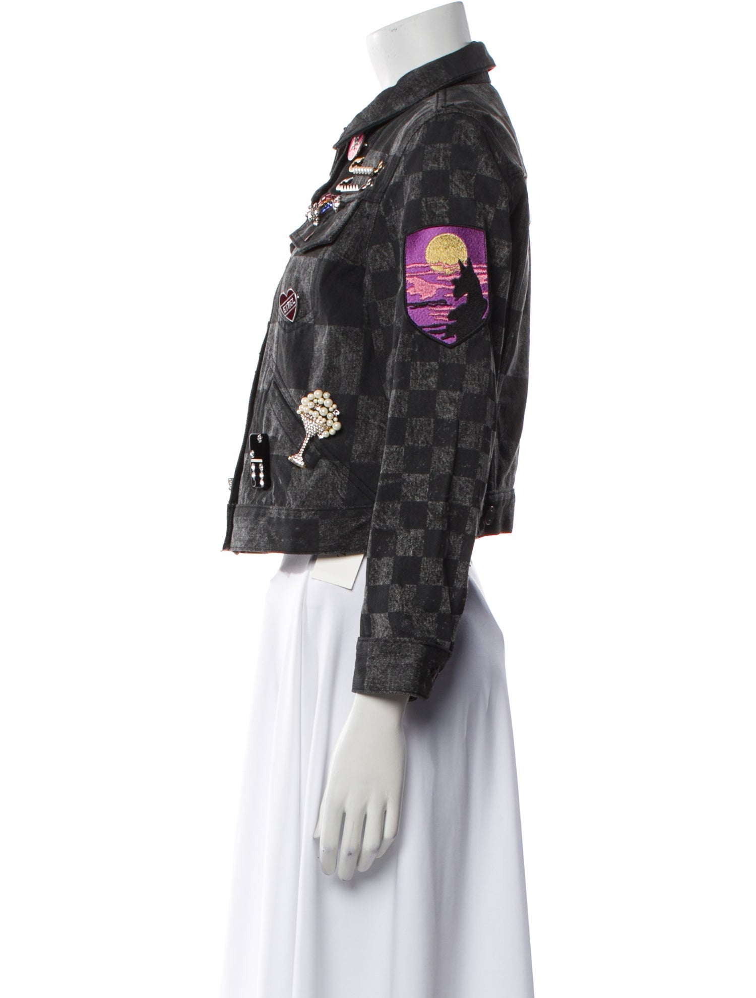 Marc Jacobs Patterned Denim Jacket