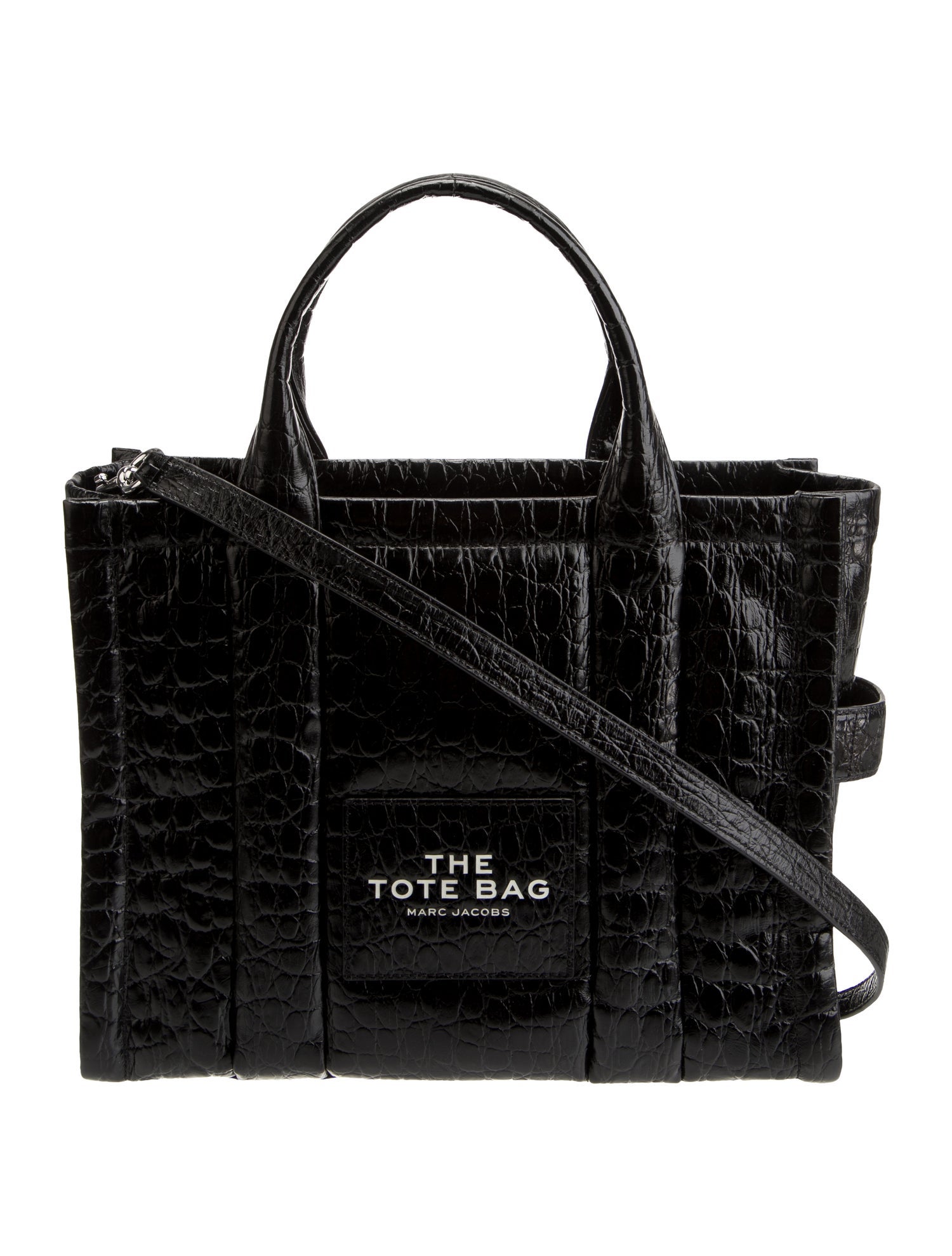 Marc Jacobs Embossed Leather Top Handle Bag