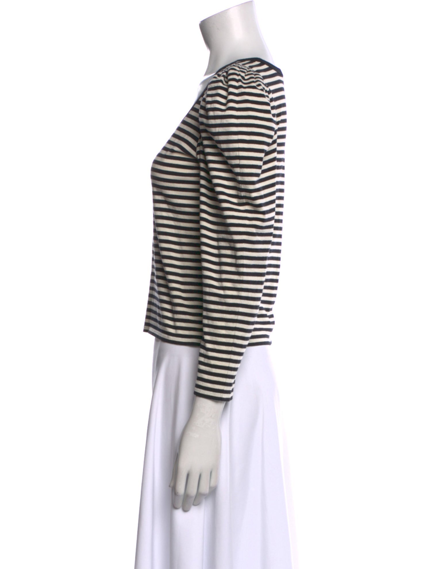 Marc Jacobs Striped Scoop Neck Top