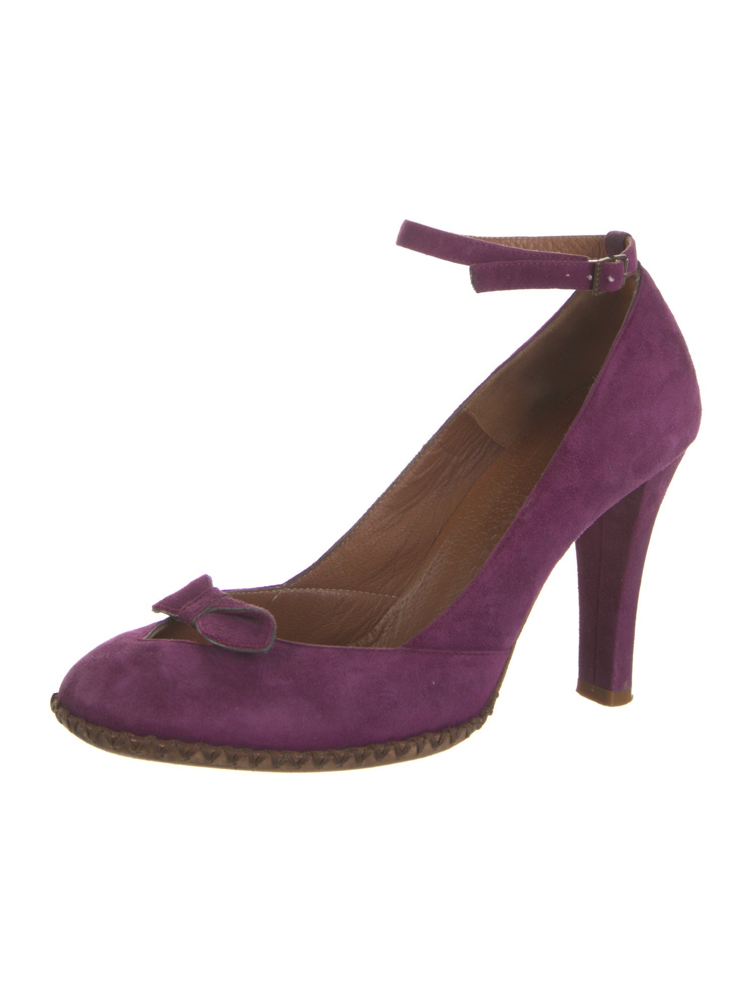 Marc Jacobs Suede Bow Accents Pumps