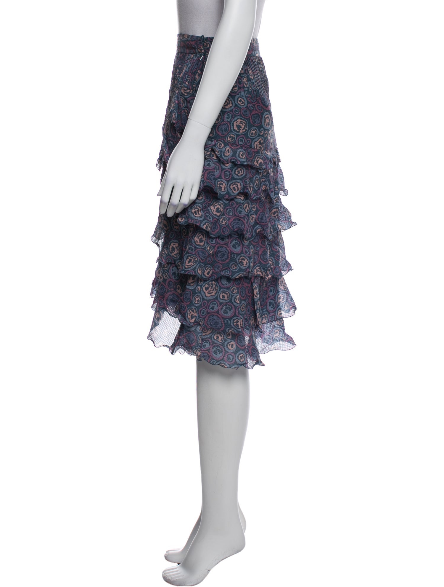 Marc Jacobs Polka Dot Print Knee-Length Skirt