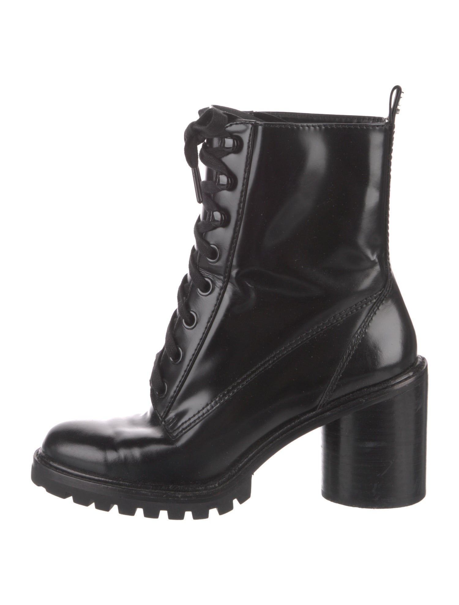 Marc Jacobs Patent Leather Combat Boots