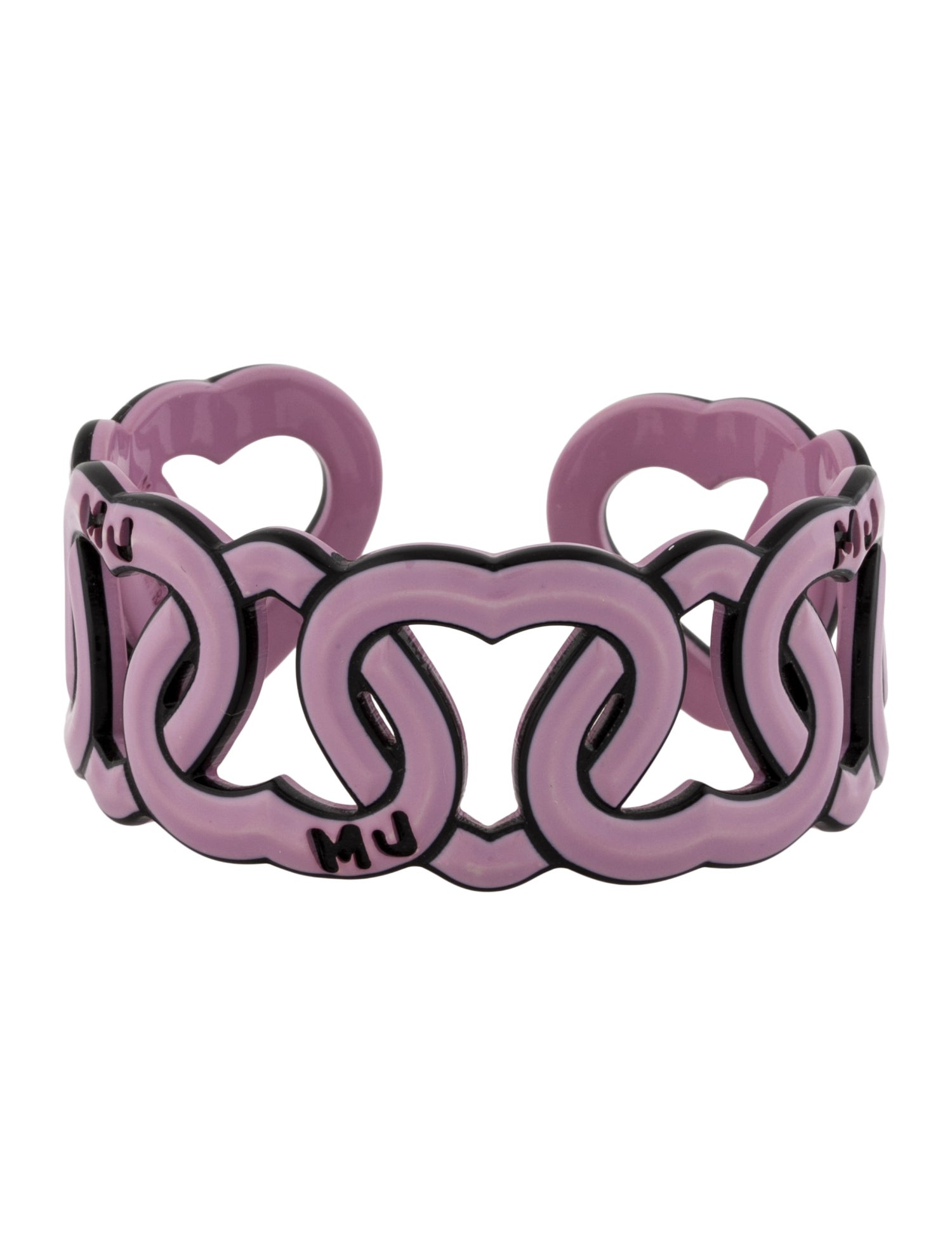 Marc Jacobs Resin Heart Cuff Bracelet