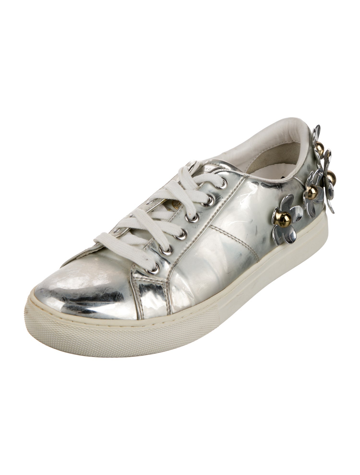 Marc Jacobs Patent Leather Printed Sneakers